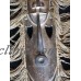 Carved Wood Mask with Hair Indonesia Tribal Decor 41" TALL!!   302819163817